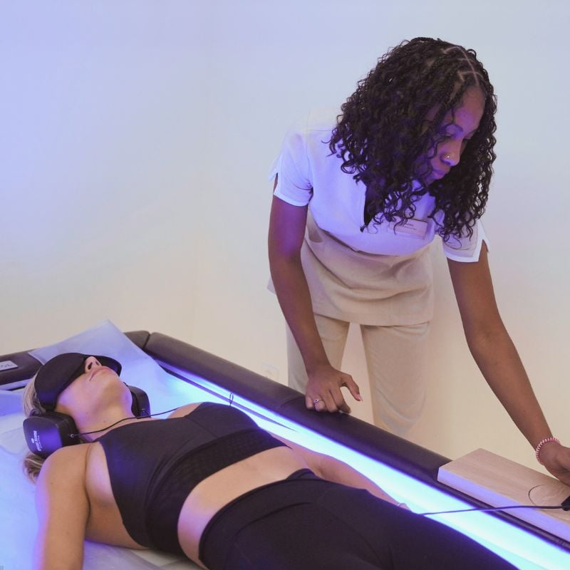 Guided Dry Floatation Therapy at Amrit Ocean Resort