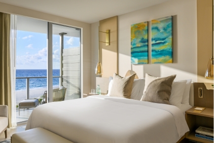 A room at Amrit Ocean Resort