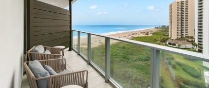 Balcony view of Amrit Ocean Resort Stay Ocean View Two Queens.