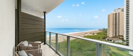 Balcony view of Amrit Ocean Resort Stay Ocean View Two Queens.