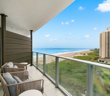 Balcony view of Amrit Ocean Resort Stay Ocean View Two Queens.