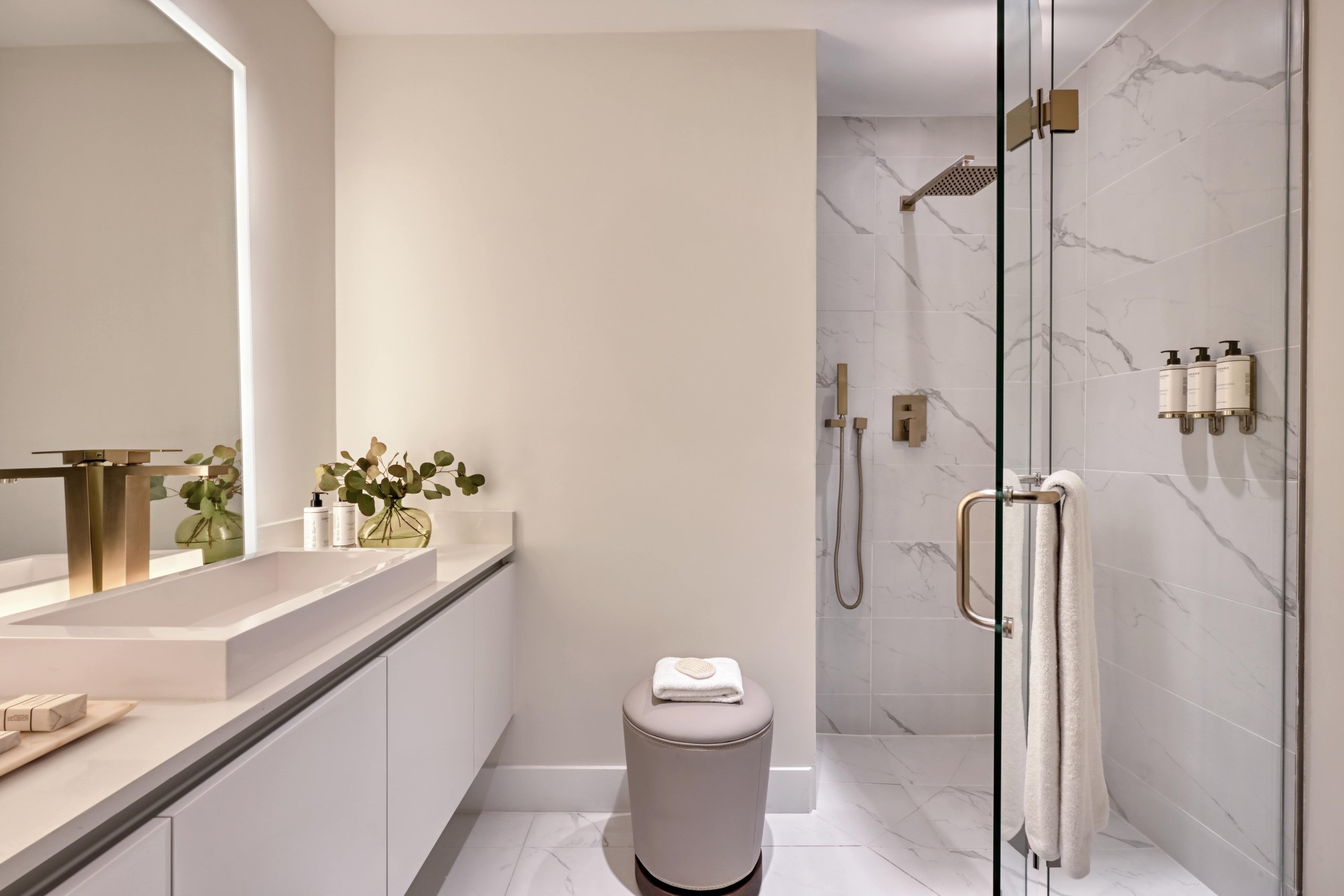 Ocean View Wellness residence bathroom at Amrit Ocean