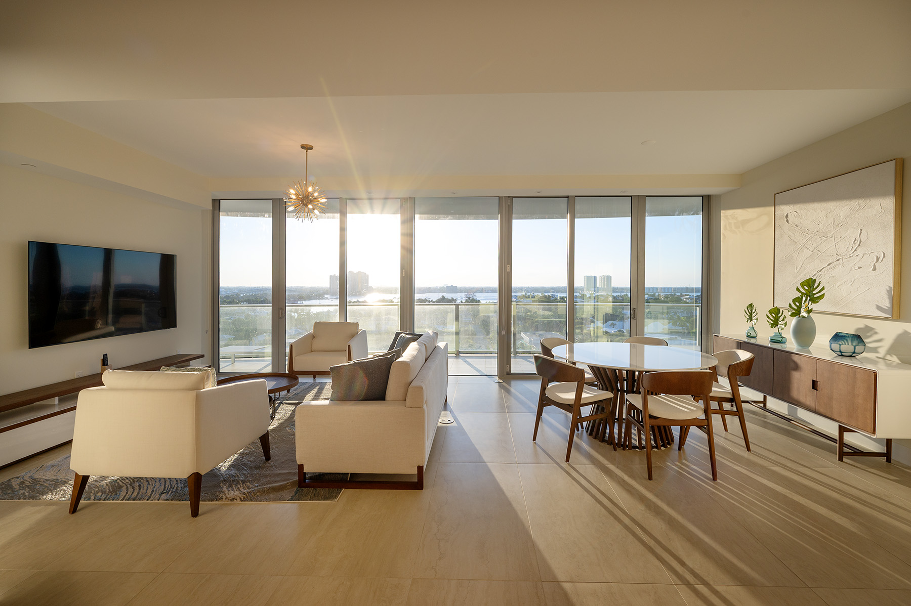 Intracoastal view residential unit at Amrit Ocean Resort