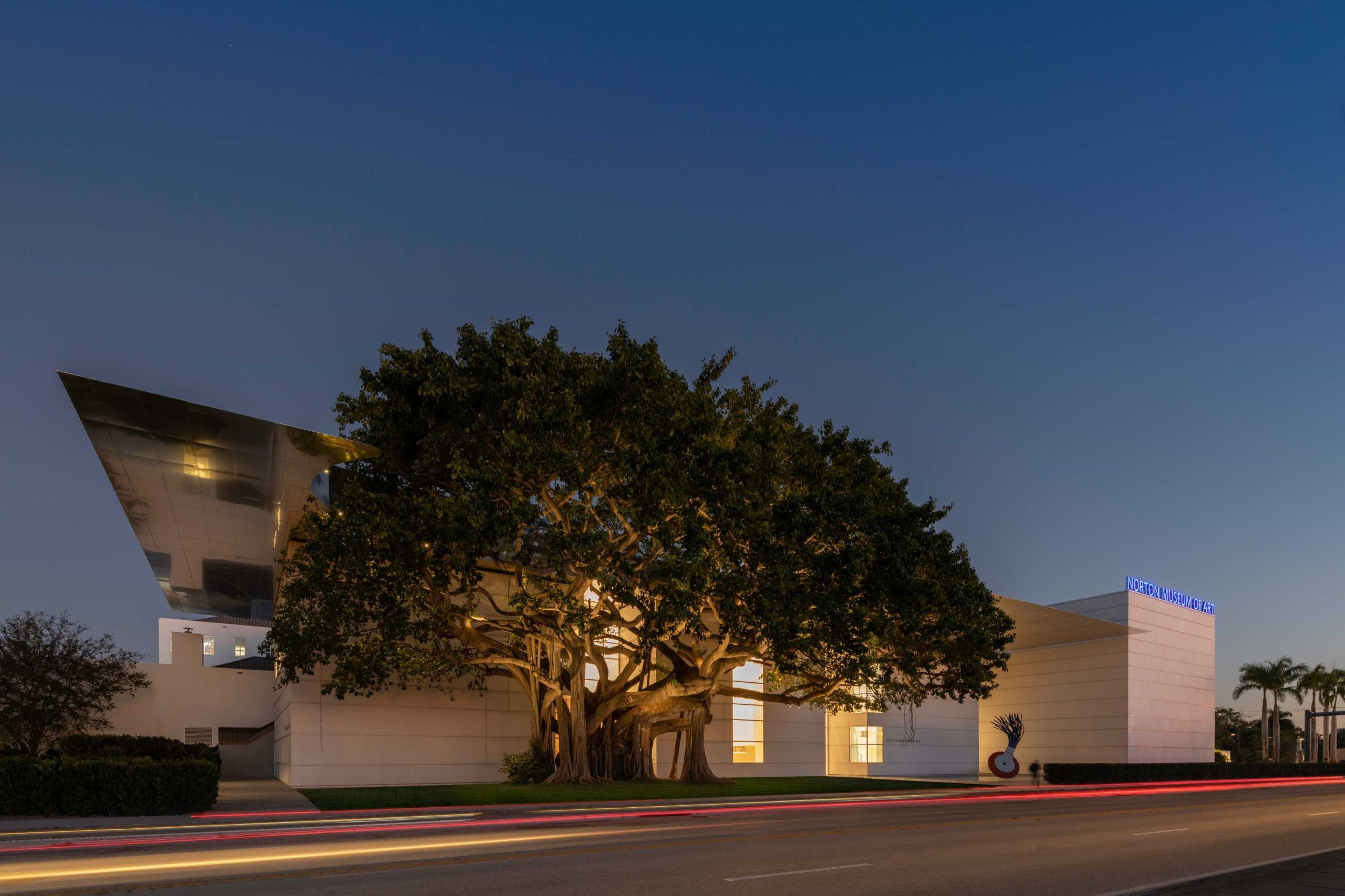 Exterior of the Norton Museum of Art
