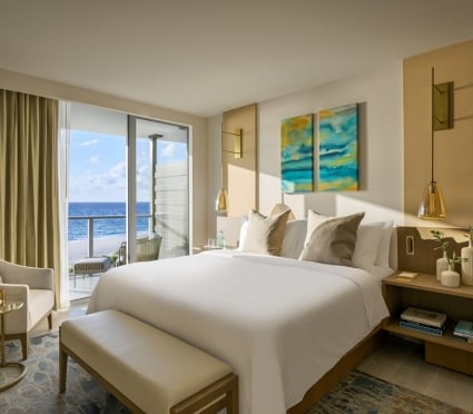 Jr suite king room at Amrit Ocean Resort