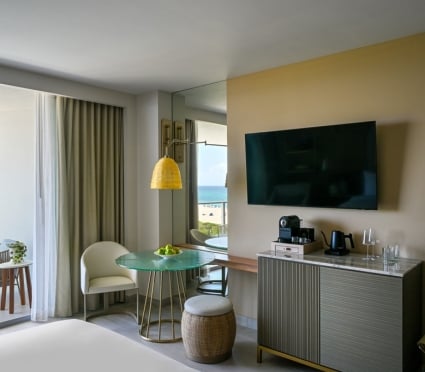 King room of Ocean View king at Amrit Ocean Resort located at Singer Island, Riviera Beach Florida