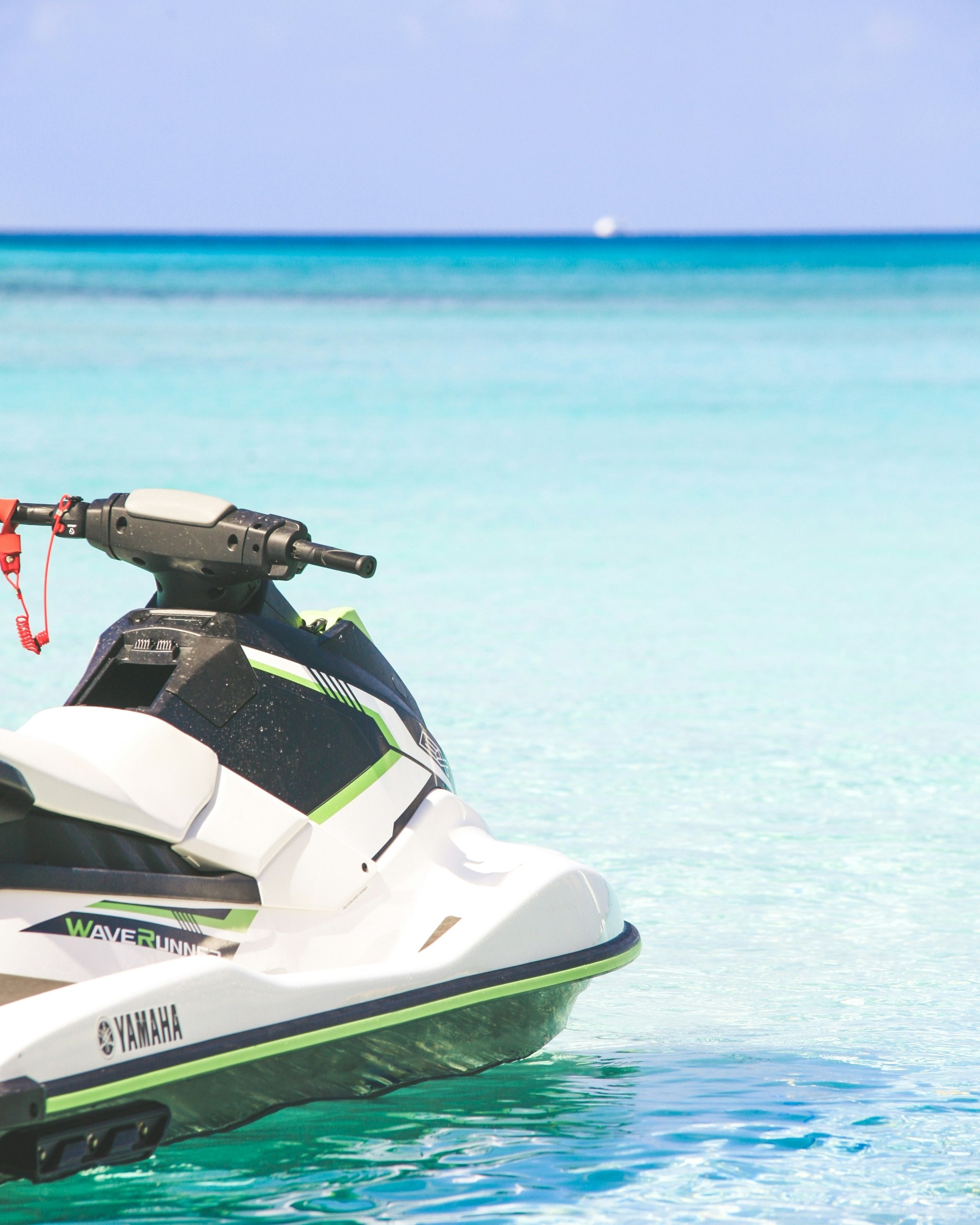 Jet ski in the water