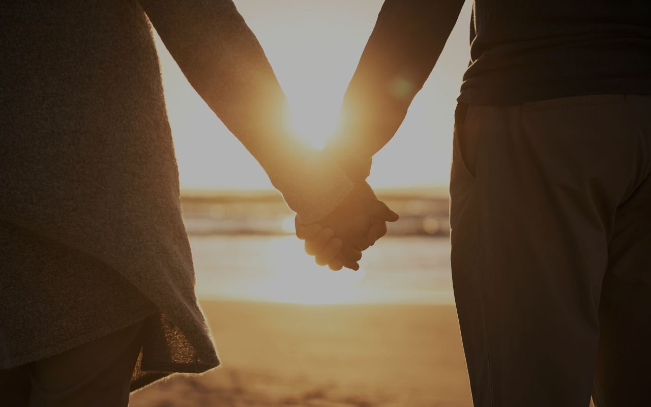 Couple on beach
